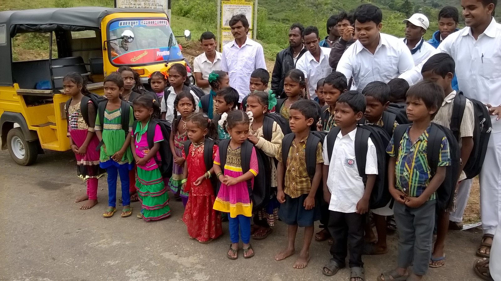 BOOKS AND BAGS DISTRIBUTIONS IN PADERU REGION