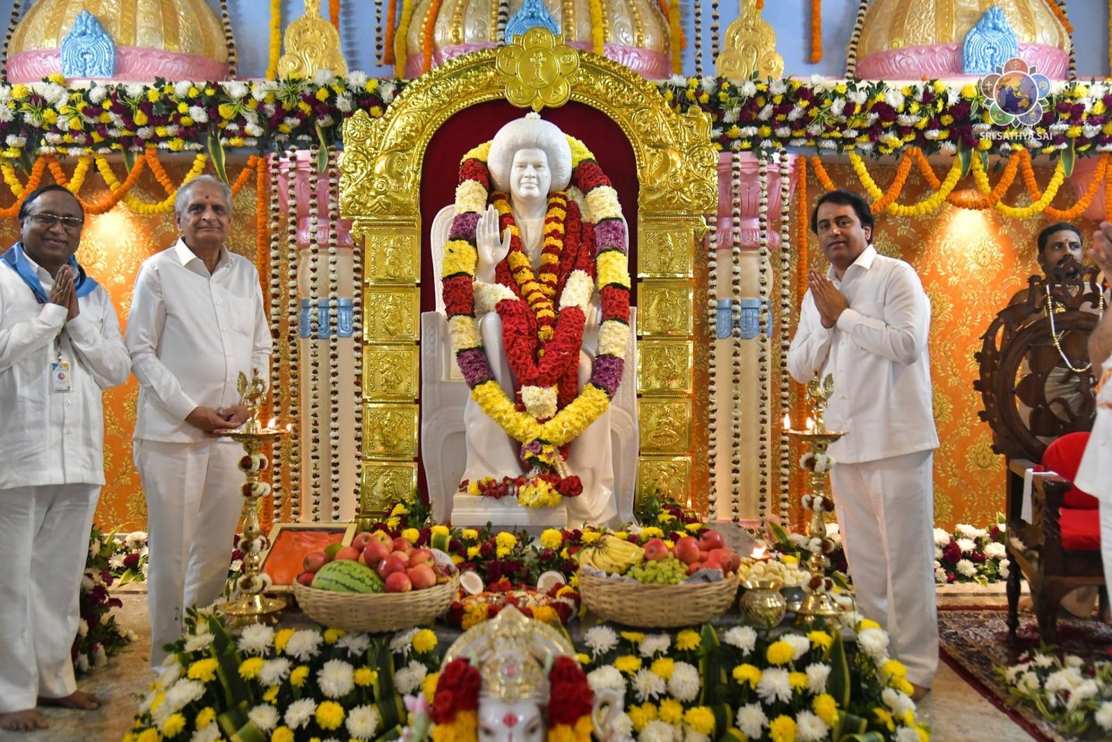 SSSPSN Mandir Inauguration by Sri R. J. Rathnakar, Managing Trustee, Sri Sathya Sai Central Trust, Puttaparthi